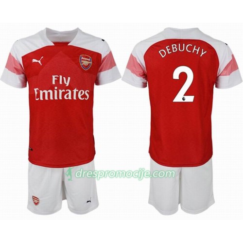 Arsenal Dres DEBUCHY 2 Dječji Domaći 2018/19 Kratkih Rukava Arsenal Dres DEBUCHY 2 Dječji Domaći 2018/19 Kratkih Rukava